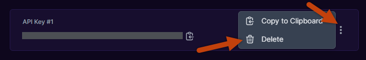Delete API Key